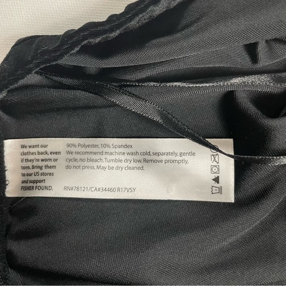 Eileen Fisher Black Velvet Leggings – Petite Medium - Whimsigoth Fall Cozy - Picture 9 of 11